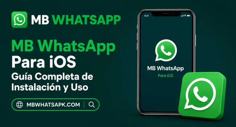 MB WhatsApp Para iOS