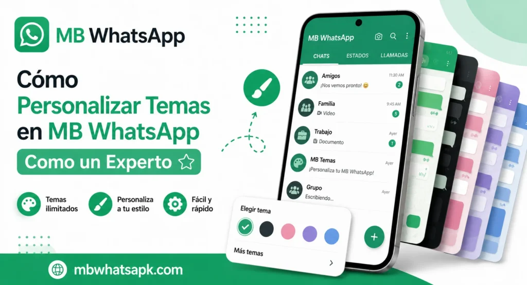 Personalizar Temas en MB WhatsApp